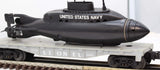Lionel 6-16351 UNITED STATES NAVY 1992 Flatcar w Submarine O Scale Like New