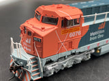 Broadway Limited Imports 5060  BlueLine GE AC6000, BHP Iron Ore #6076, Low Ditch Lt., Bubbles Scheme, DC Sound/DCC Ready, HO SCALE Like New