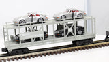 MTH Railking 30-76031 Auto Transportation Auto Carrier Flat Car O SCALE Like New