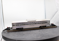 Lionel 6-9588 Burlington Aluminum Vista Dome Passenger Car O SCALE Like New