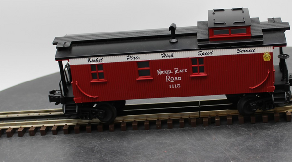 MTH RK-7705L RailKing Nickel Plate Road Semi-Scale Caboose O Scale Like New