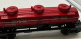 Lionel 6-9353 O SCALE Crystal 3-Dome Tank Car Like New