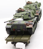 MTH Premier 20-92282E U.S. Army 60 Flat Car w/(2) M60 Tanks O SCALE NEW