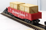 MTH 30-4207B Christmas Gondola w/2 Crates O SCALE Like New