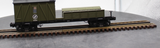 MTH Railking 30-7998 U.S. Army Crane Tender Car O SCALE Like New