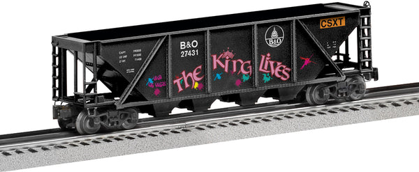 Lionel 6-27431 BALTIMORE OHIO B&O ELVIS "The King Lives" Quad Hopper O SCALE NEW