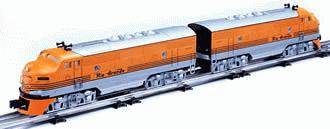 Lionel 6-14559 DENVER & RIO GRANDE TMCC F3 DIESEL A-A (PWR A #5521, DMY A #5524) O SCALE Like New