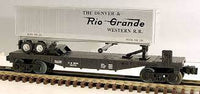 6-16374 Denver and Rio Grande Flatcar with Trailer LIMITED SALE