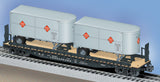 Lionel 6-17585 CHESAPEAKE & OHIO PS-4 FLATCAR WITH PIGGYBACK TRAILERS #81000 O SCALE NEW