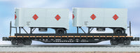 Lionel 6-17585 CHESAPEAKE & OHIO PS-4 FLATCAR WITH PIGGYBACK TRAILERS #81000 O SCALE NEW