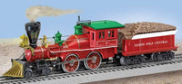 Lionel 6-18732 NORTH POLE CENTRAL 4-4-0 STEAM LOCOMOTIVE #25 O SCALE Used Excellent