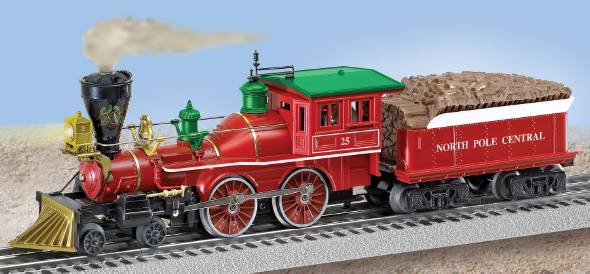 Lionel 6-18732 North Pole Central 4-4-0 Steam Locomotive #25