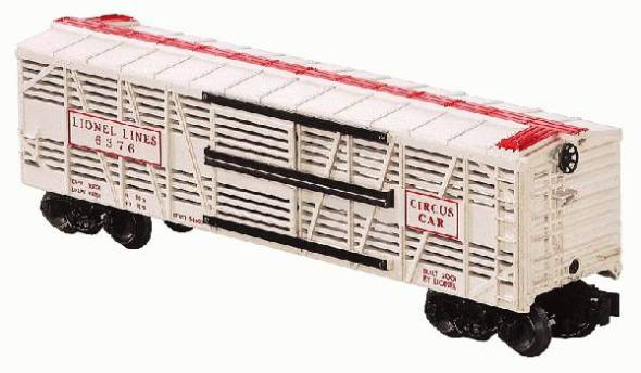 Lionel Postwar Celebration PWC  6-19557 CIRCUS BI-LEVEL STOCK CAR #6376 O SCALE NEW