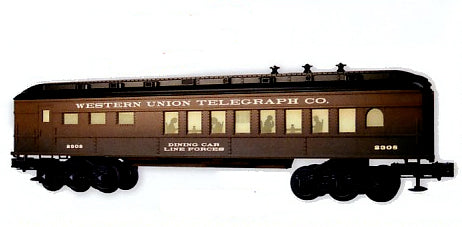 Lionel 6-19685 LRRC Western Union baby Madison Dining Car "Line Forces"