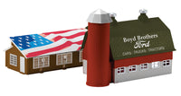 K-Line 6-22398 Ford Barn and Chicken Coop w/ Boyd Bros Ford Advertising