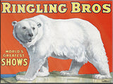 Lionel 6-22472 RINGLING BROS TIN SIGN REPLICA 4-PACK O SCALE NEW