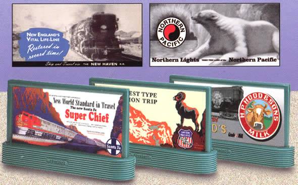 Lionel 6-24187 CLASSIC BILLBOARD SET O SCALE NEW