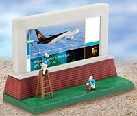 Lionel 6-24201 UPS&REG; ANIMATED BILLBOARD SIGNMEN* O SCALE NEW