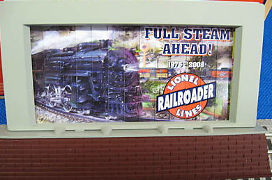 Lionel 6-24217 LRRC OPERATING BILLBOARD O SCALE NEW