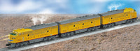 Lionel 6-24552 UNION PACIFIC SCALE TMCC F3 DIESEL A-B-A (PWR A #900, DMY B #900B, DMY A #901) O SCALE Used Excellent