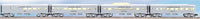 Lionel 6-25156 CALIFORNIA ZEPHYR STREAMLINER PASSENGER CAR 4-PACK O SCALE NEW