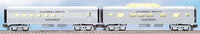 Lionel 6-25161 CALIFORNIA ZEPHYR STREAMLINER PASSENGER CAR 2-PACK O SCALE NEW