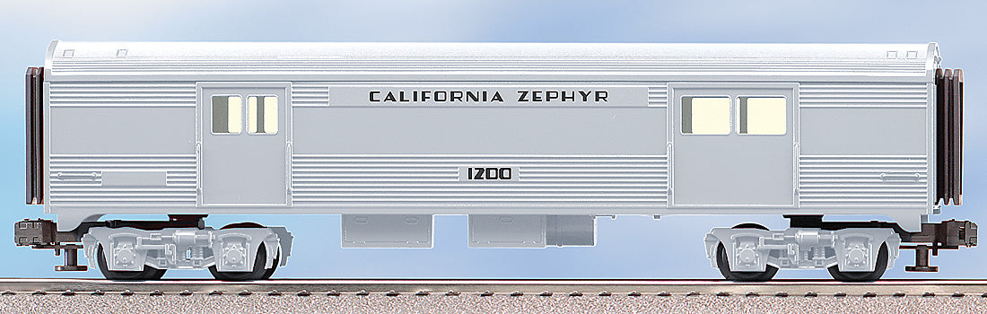Lionel 6-25178 CALIFORNIA ZEPHYR STREAMLINER TRAINSOUNDS BAGGAGE CAR O