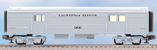 Lionel 6-25178 CALIFORNIA ZEPHYR STREAMLINER TRAINSOUNDS BAGGAGE CAR 1200 O SCALE NEW