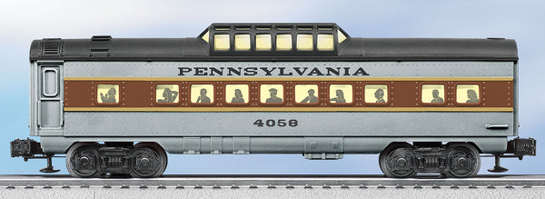 Lionel 6-25198 PENNSYLVANIA O27 STREAMLINED VISTA DOME #4058 O SCALE NEW