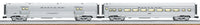 Lionel 6-25408 SANTA FE "EL CAPITAN" 18" ALUMINUM STREAMLINED PASSENGER CAR 2-PACK O SCALE NEW