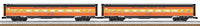 Lionel 6-25416 SOUTHERN PACIFIC "DAYLIGHT" 18" ALUMINUM STREAMLINED PASSENGER CAR 2-PACK O SCALE NEW