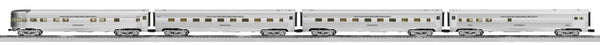 Lionel 6-25608 SANTA FE "SUPER CHIEF" 18" ALUMINUM PASSENGER CAR 4-PACK O SCALE NEW