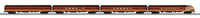 Lionel 6-25622 MILWAUKEE ROAD 18" ALUMINUM PASSENGER CAR 4-PACK O SCALE NEW