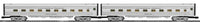Lionel 6-25727 WESTERN PACIFIC "CALIFORNIA ZEPHYR" 18" ALUMINUM PASSENGER CAR 2-PACK limited O SCALE NEW