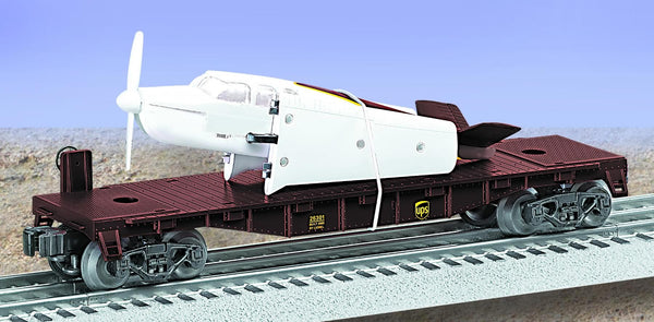 Lionel 6-26301 UPS&REG; O27 FLAT CAR W/AIRPLANE O SCALE NEW