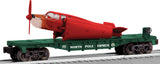 Lionel 6-26685 Santa's Plane on Flatcar