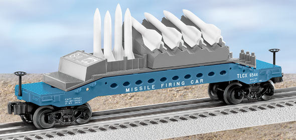 Lionel 6-26876 #6544 MISSILE FIRING TRAIL CAR O SCALE NEW Damaged Box