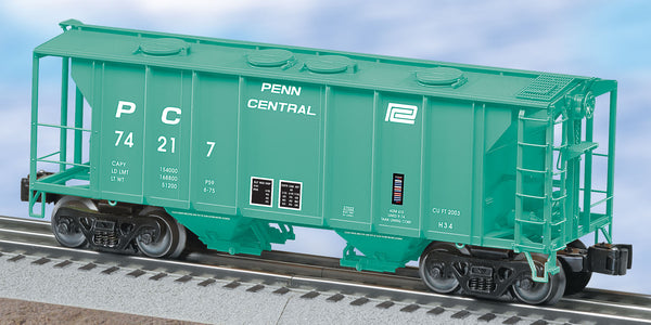 Lionel 6-27022 PENN CENTRAL PS-2 2-BAY COVERED HOPPER #74217 O SCALE NEW