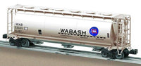Lionel 6-27104 WABASH 3-BAY CYLINDRCAL HOPPER #33007 O SCALE NEW