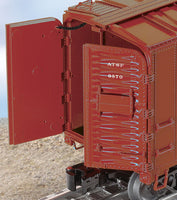 Lionel 6-27218 ATCHISON, TOPEKA, AND SANTA FE DOUBLE-DOOR BOXCARS WITH END DOORS #9870 O SCALE NEW