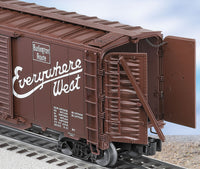 Lionel 6-27221 CHICAGO, BURLINGTON & QUINCY DOUBLE-DOOR BOXCAR WITH END DOORS #48500 O SCALE NEW