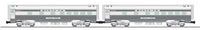 Lionel 6-29152 SANTA FE "SUPER CHIEF" ALUMINUM STREAMLINED PASSENGER CAR 2-PACK O SCALE NEW