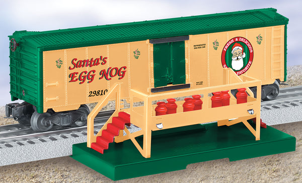Lionel 6-29810 OPERATING EGG NOG CAR O SCALE NEW