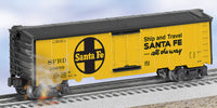 Lionel 6-29812 SANTA FE HOT BOX REEFER O SCALE Like New