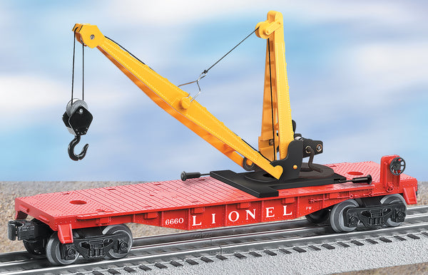 Lionel 6-29857 #6660 Boom Crane Car Postwar Celebration