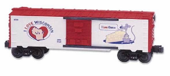 Lionel 6-29900 I LOVE WISCONSIN BOXCAR O SCALE NEW