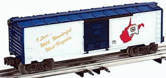 Lionel 6-29907 I LOVE WEST VIRGINIA BOXCAR O SCALE NEW
