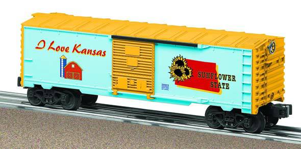 Lionel 6-29923 I LOVE KANSAS BOXCAR O SCALE NEW