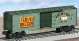 Lionel 6-29928 I LOVE OREGON BOXCAR O SCALE NEW