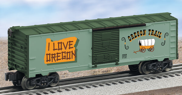 Lionel 6-29928 I LOVE OREGON BOXCAR O SCALE NEW